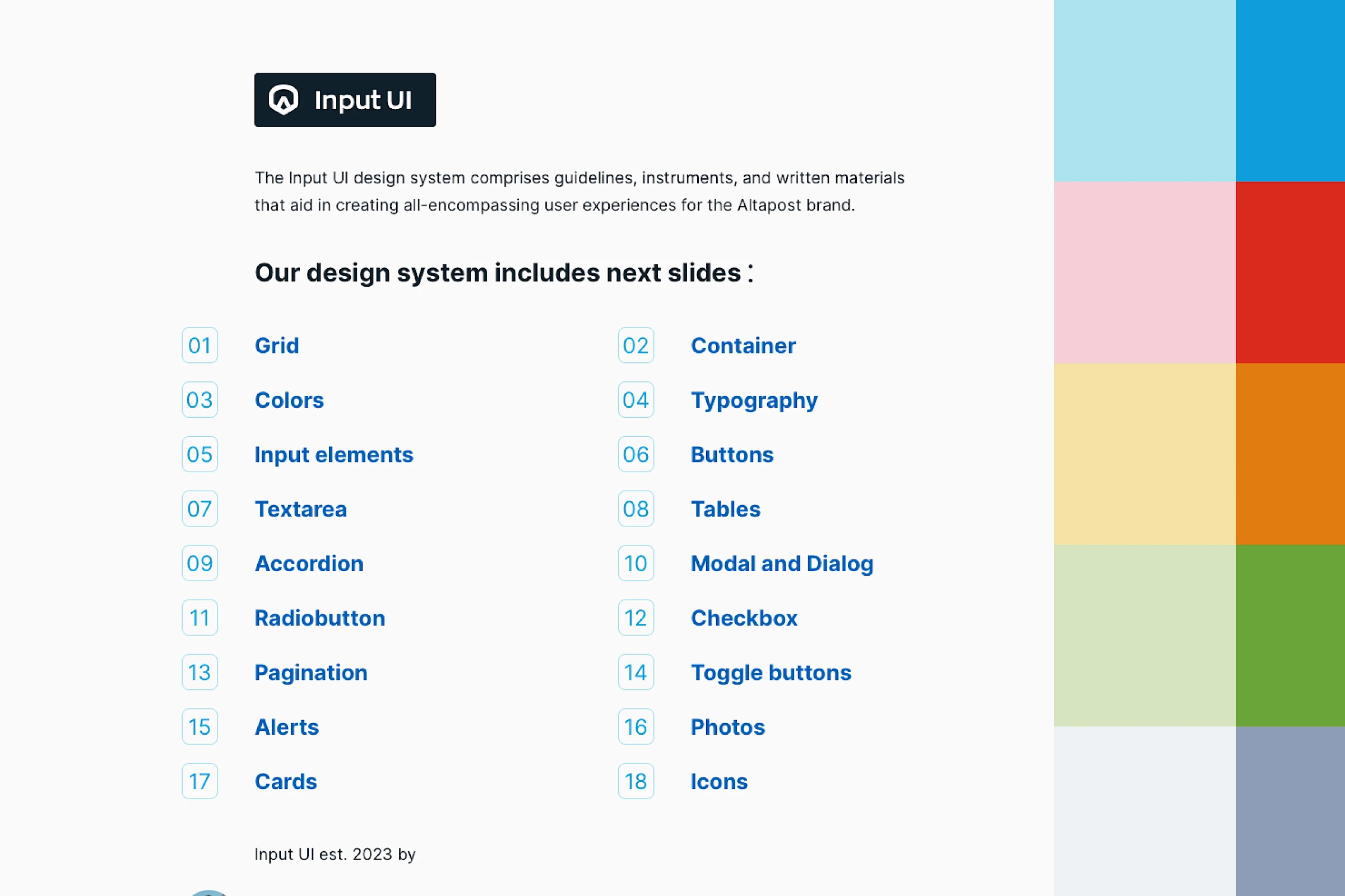 Input UI